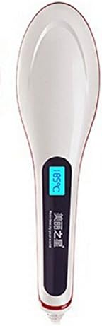 Lovef Hair Straightener, Zero Damage Detangling Hair Brush Electric Comb Hair Straightening Irons (White)