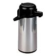 Commercial Stainless Steel Vacuum Glass-Lined Airpot with Push-Button Lid 1.9 Liters