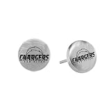 San Diego Chargers Button Earrings