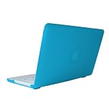 Aqua iPearl mCover Hard Shell Cover Case + Free Keyboard Skin for Model A1342 White Unibody 13-inch MacBook (part No. MC207LL/A or MC516LL/A, released after Oct. 20, 2009)
