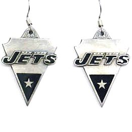 NFL New York Jets Cast Dangle Earrings