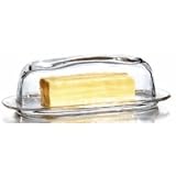 ESSENTIAL FOR HOME BUTTER DISH - ESSENTIAL FOR HOME COLLECTION GLASS BUTTER DISH by Jaf GIfts