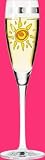 Review Ritzenhoff Tableware  / Champagne Glass, Pearls, Sunshine, Designer Color Enamel Prosecco Flute in Gift Box