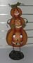 16 inch Metal Bouncing Pumpkin Trio Halloween Decoration