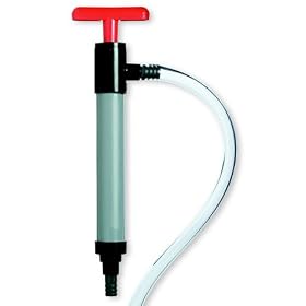 Hand-operated water siphon/drum pump, 32 strokes/gallon
