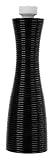 Review T&G Woodware Limited  / T&G Groovy Pepper Mill Gloss Black Body with a White Stopper.21cm
