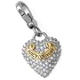 Juicy Couture Puff Heart Silver Charm