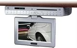 AUDIOVOX VE927 9' LCD DROP-DOWN TV WITH BUILT-IN DVD PLAYER AND CLOCK RADIO