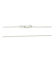 14K White Gold - 18" 0.8 MM. Raso Necklace Gold Chain