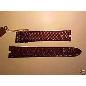 Genuine NEW OLD STOCK Cartier Brown Lizard Watch Band 16mm