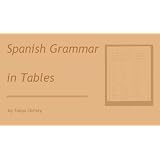 Spanish Grammar in Tablesdi Tanya Christy