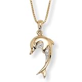 Diamond Accent Dolphin Pendant