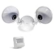 Heath Zenith RH-6028-WH-A Outdoor Floodlight Kit with Twin Security Light and Wireless Motion Sensor, White