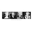 (12x36) Marilyn Monroe 4 Poses Movie Poster Print