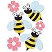 Essentials Medium Dimensional Stickers: Bees