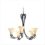 Arabesque Collection Five Light Chandelier