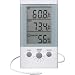 OGS CLOCK / THERMOMETER IN/OUTDOOR TEMP NIC