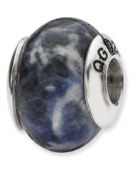 Sterling Silver Sodalite Stone Charm