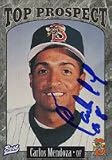 Carlos Mendoza, Binghamton Mets - Mets Affiliate Autographed Card