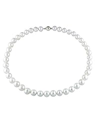 Sterling-Silver 10-11 MM White Freshwater Cultured Pearl Strand, 36"