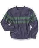 Nautica Boys Chest Stripe Crew Neck Sweater