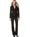 Calvin Klein Suit, Black Pleated Jacket Pant Suit