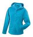 Trendige Microfleece Kapuzenjacke für Damen