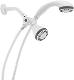 Tools & Hardware : Peerless 76410WH Four-Spray Hand Shower and Shower Head Combo, White