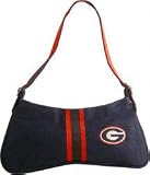 Georgia Bulldogs Denim Shoulder Clutch