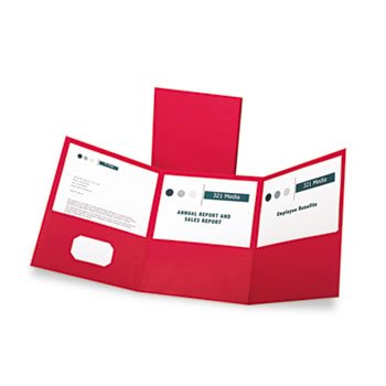 Oxford 59811 - Tri-Fold Folder w/3 Pockets, H...