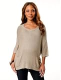 A Pea in the Pod Collection: Velvet 3/4 Sleeve Pocket Tee Maternity Sweater