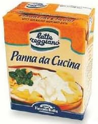 Latte Reggiano: Italian "Panna Da Cucina", UHT Cooking Cream * 6.7 Fluid Ounce (200ml) Packages (Pack of 4) * [ Italian Import ]