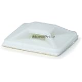 Monoprice Cable tie mounts 25x25(mm), 100pcs/Pack - white