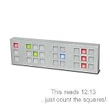 Cheap  TIX Color Code Clock, Silver