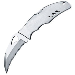 Spyderco Byrd Crossbill Stainless Steal Combo Edge Knife by Spyderco