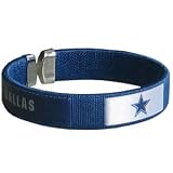 Dallas Cowboys NFL Blue Fan Band Cuff Bracelet