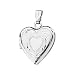 17.50X14.75 Mm 14K White Gold Heart Shaped Locket