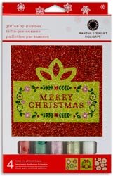 Scandinavian Glitter Art 4/Pkg