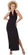 Backless Sexy Long Evening Club Cocktail Halter Dress from Hot Fash Dresses - TONIGHT Black