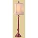 33 Red Lacquer Buffet Lamp