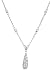 Sterling Silver Cubic Zirconia Pave Drop Pendant by Crislu, 18