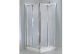 Sterling SP1906A-38S Intrigue Shower Door Corner Entry Framed 39 x 39 x 72 Rain Glass Silver