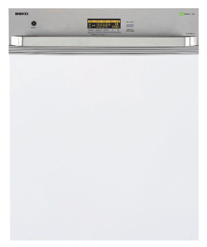 Beko DSN 71047 FX teilintegrierbarer Geschirrsp&uuml;ler / A+A / 291 kWh/Jahr / 12 Ma&szlig;gedecke / 41 db / Fingerprint-Free Edelstahl / Gro&szlig;es Textdisplay ...