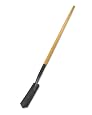 Bully Tools 92719 3-Inch Long Handle Trench Shovel with Ash Handle