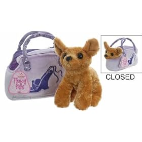 Aurora Plush 8" Fancy Pal - Chihuahua  Pet Carrier