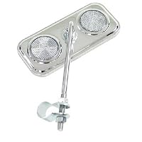 Summit Rectangular Bicycle Handlebar Mount Mirror w/Reflector - #307-206