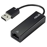 Asus 90-XB3900CA00040 Black USB Ethernet Cable with an RJ-45