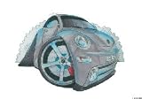 VW VOLKSWAGEN BEETLE KOOLART image ceramic mug 982