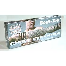 Bodi-Tek Chest Expander Fitness Toning & Exercise Chart