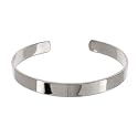 Plain Style Stainless Steel Engravable Cuff Bracelet